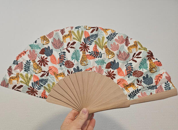 Éventail Japonais - Guépard