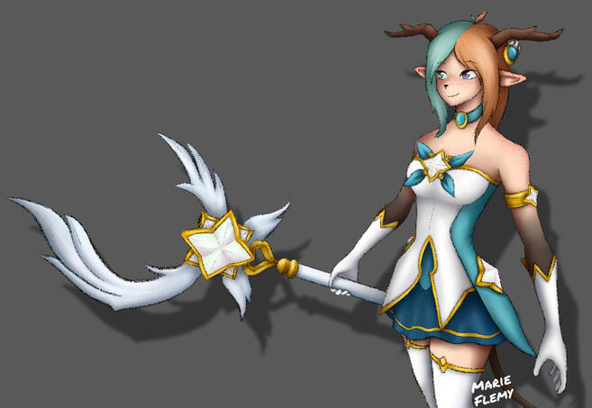 Cosplay Soraka (LoL)